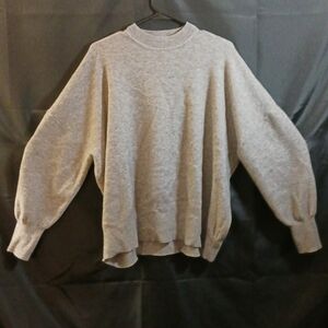 Drop shoulder sweater